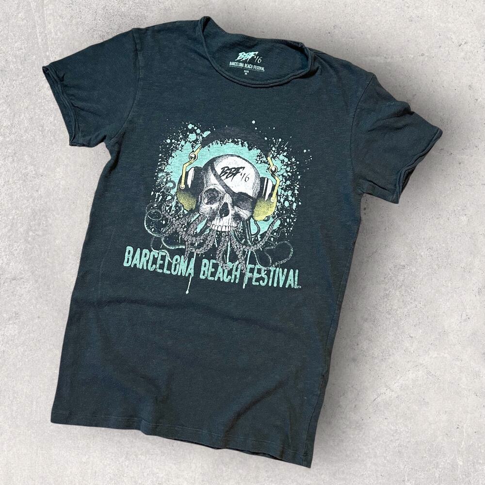 Barcelona Beach Festival 2016 T Shirt Size Medium M EDM Music Fest